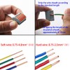 CESFONJER 16 Pcs Compact Splice Connector, One-Touch Connector for Stranded