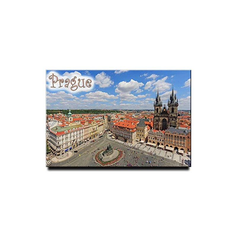 Prague Fridge Magnet Czech Republic Travel Souvenir