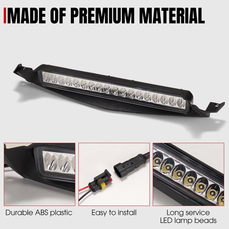 A & UTV PRO LED Hood Scoop Light for Polaris