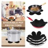 Flintronic Pot Pan Protectors, 6PCS Pan Protectors for Stacking, 32CM