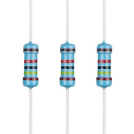 EDGELEC 100pcs 24K ohm Resistor 1/2w (0.5Watt) ±1% Tolerance Metal Film Fixed Resistor, Multiple Values of Resistance Optional