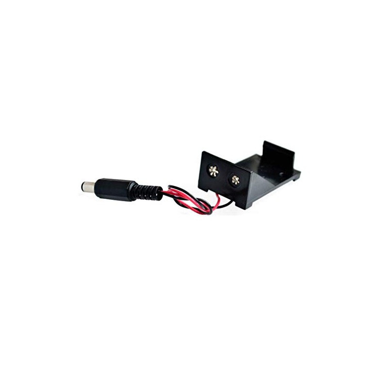 HiLetgo 5pcs Battery Holder Box with DC Plug for Arduino
