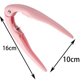 gexu Chestnut Tongs Chestnut Opener Walnut Clip Chestnut Peeler - Pink 16 x 10 cm Stainless Steel and Plastic Multifunction Efficient and Comfortable, Saves Time and Effort, Strong and Robust