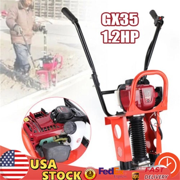 Unbranded 4-Stroke 37.7CC Wet Cement Power Screed Gas Concrete Vibrating