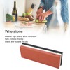 Household Knife Sharpening Stone White Corundum Whetstone with Base 1000