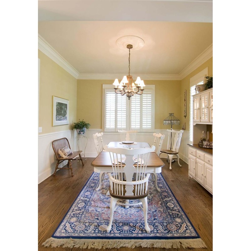 30 inch x 2-3/8 inch Running Rosette and Dots Polyurethane