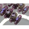 Alexandrite Studio Press On Nails --- Amethyst Elegance - Size: