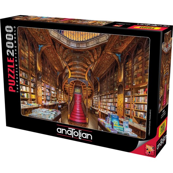 Anatolian Puzzle - Lello Bookshop, 2000 Piece Jigsaw Puzzle, 3956,