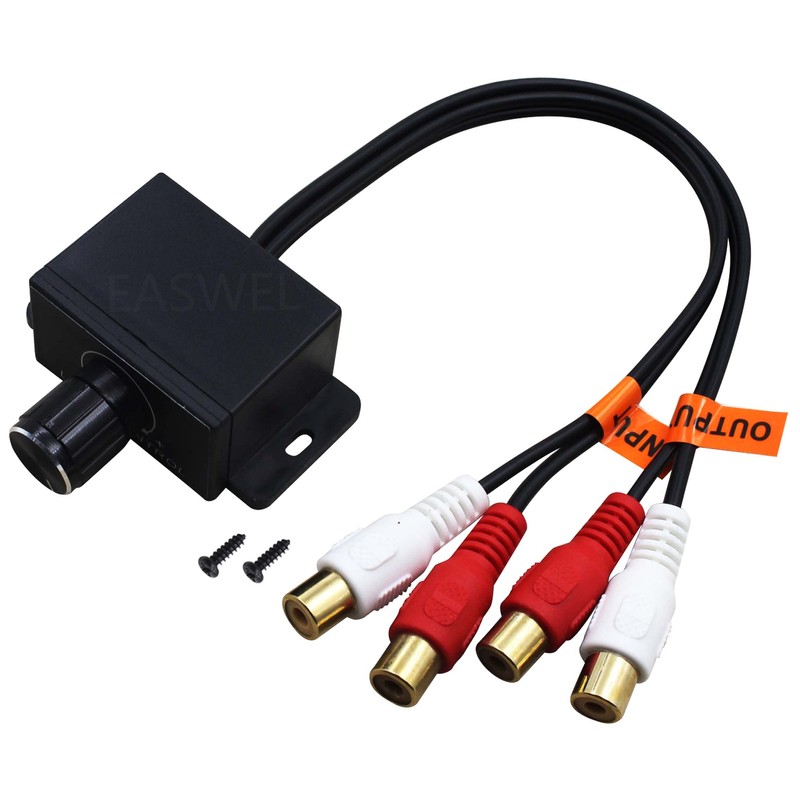 PAC LC-1 Universal CAR Amplifier BASS KNOB RCA Level AMP