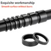 Qrity 4Pcs Bicycle Headset Spacers, Carbon Fiber Bike Handlebar Spacers