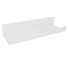 2Pcs Floating Wall Ledge Shelf Acrylic Concealed Bathroom Rack for