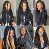 ZRQ 24 Inch Butterfly Locs Crochet Hair,6 Packs Distressed Locs