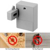 QWORK® RFID Smart Drawer Lock, Hidden Locks for Cabinet, IC