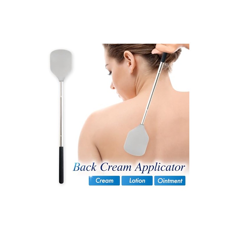 Cream Applicator for Back Telescopic Easy to Clean Applies Creams,