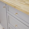 Franklin Brass Francisco Acrylic Bar (5-Pack) Cabinet Knobs | Champagne