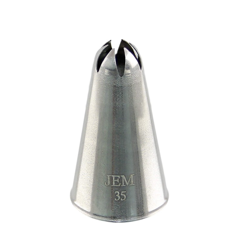 JEM Closed Star Piping Nozzle, Decorating Tip, no. 35