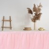 sourcing map 5 Pack Light Pink Plastic Table Skirts, 29