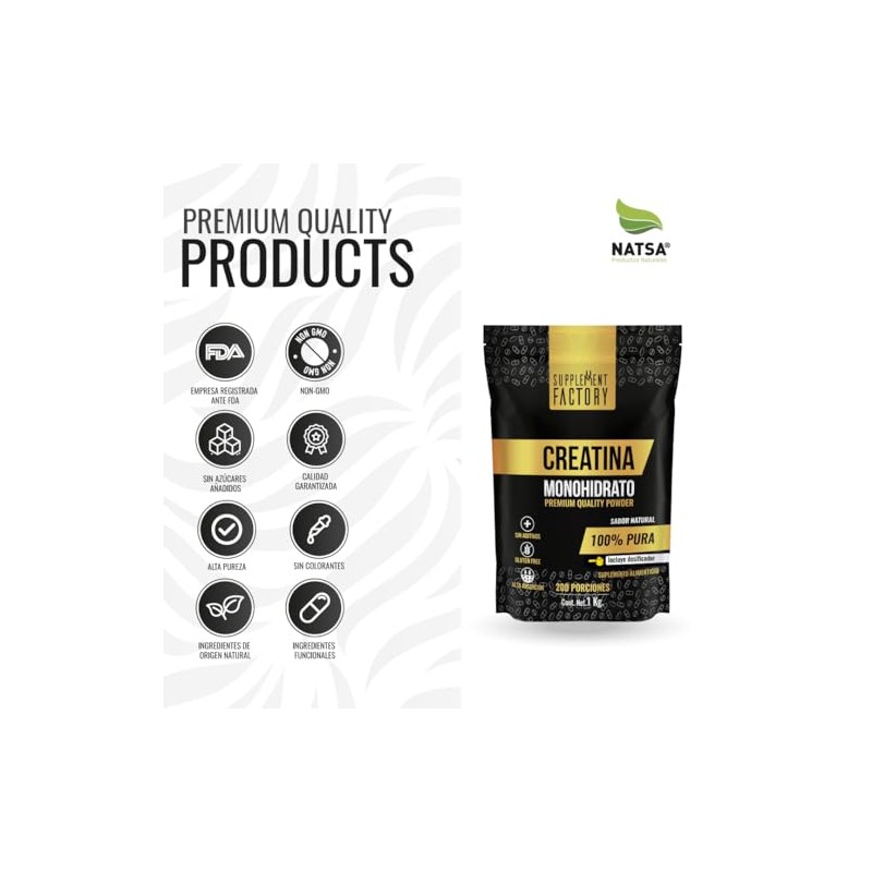NATSA Creatina Monohidratada 1 kg