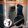 Metateel Wall Mounted Locking Mailbox with Outgoing Mail Slot, Secure