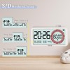 Visual Timer 4-in-1 Alarm Clock,for Heavy Sleepers Student Kids