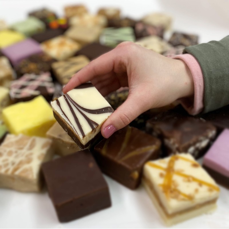 Valley Fudge, Chocolate Vanilla Swirl, Fresh Artisan Fudge, Real Butter,