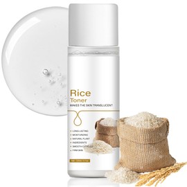 Soleneva Rice Toner, Toner Gesicht für Gesicht mit Reisextrakt, Feuchtigkeitsspendender Gesichtswasser für Hautpflege & Porenverfeinerung, Anti Aging Gesichtstoner Skincare, Reis Gesichtswasser 120ml