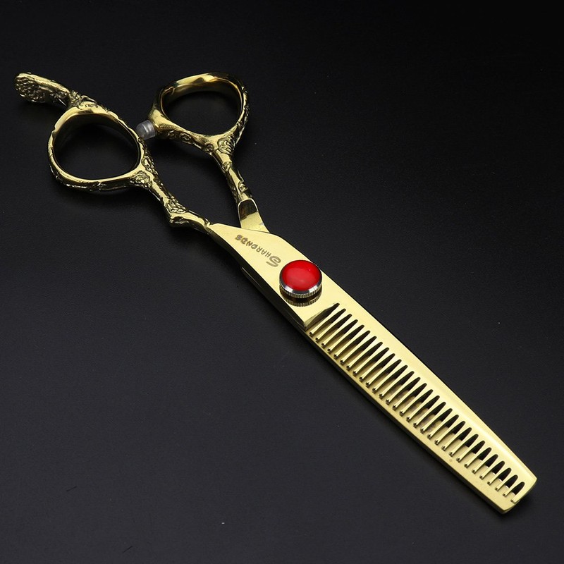 Golden Professional Hairdressing Scissors 6 Inch 7 Inch Hairdressing Scissors