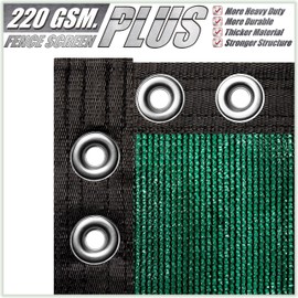 ColourTree Plus Fence Privacy Screen Mesh Cover, Commercial Grade 220 GSM,Heavy Duty Perfect for Outdoor Back Yard