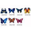 Addones 15Pcs Colourful Butterfly and Cartoon Graffiti Latest Version Patch,