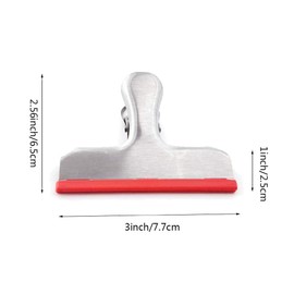 12 Piezas Clips para Bolsas de Alimentos Acero inoxidable Cubiertos con Silicona Perfectos para Bolsas de Alimentos Sellado Hermético 3 Colores Diferentes Adecuado para Tiendas Cocina Oficina Hogar