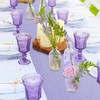 LuoluoHouse Burlap Table Runners Lavender Table Runner 2 Pack 13x84