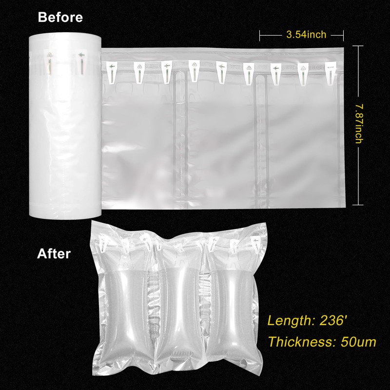 Hijelyn Air Pillows for Shipping with Pump Packaging Air Bags