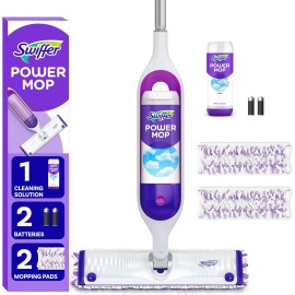 Swiffer PowerMop Multi-Surface Mop Kit for Floor Cleaning, Includes PowerMop