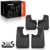 A-Premium Set of 4PCS Mud Flaps Splash Guards Mudflaps Mudguards
