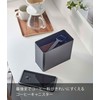 山崎実業(Yamazaki) バルブ付き 密閉 コーヒーキャニスター ブラック 本体：約W18.4×D9.2×H15.4cm タワー tower 珈琲 コーヒー粉