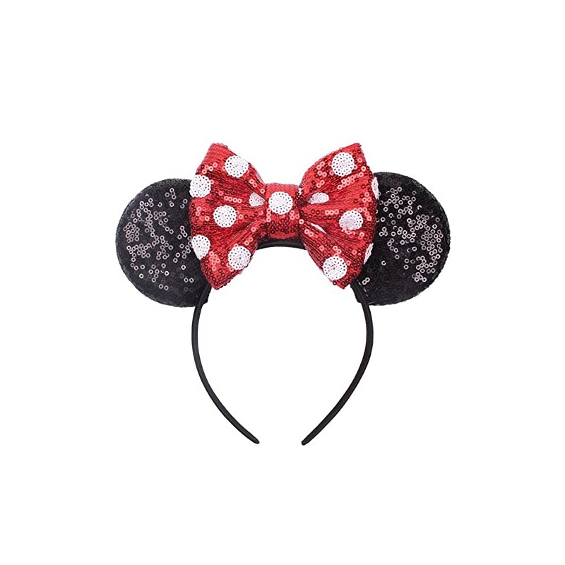 Mouse Ears Bow Headbands for Kids Girls Women