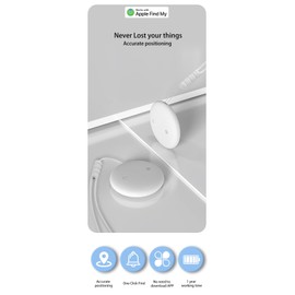 Novzix Key Tracker for Keys,Work with Apple Find My,Key Finder, Key Locator, Bags, Wallets, Luggage(Android Not Supported) (Black 4 Pack)