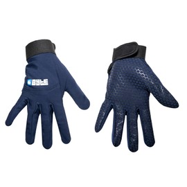 BYTE SKIN HOCKEY GLOVES NAVY (SMALL)