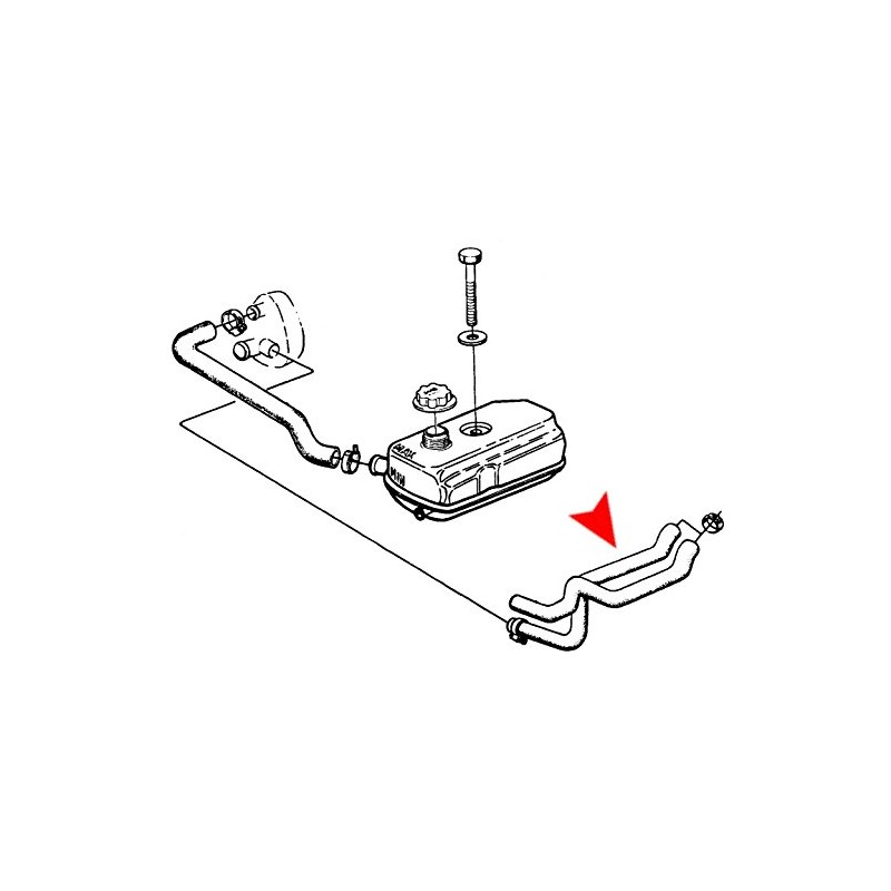 URO Parts 93 24 609 Heater Hose