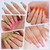 Misssix Uñas Postizas Xbasictips Con Punta Francesa, 300 Unidades, Largas