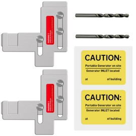 QYZZRS 2Set Generator Interlock kit Compatible with Siemens or Murray 150 amp or 200 amp Panels,7/8-1 1/4 inches Spacing Between Main & Branch Breaker,Professional and Interlock Kit (2set)
