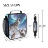 Wolf Aurora Lunch Box Insulated Lunch Bag Prep Kids Cooler