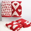 Leisofter Valentines Day Hand Towels for Bathroom(2 Pcs, 13" x