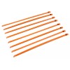 Unbranded QTY 4 8" UNIVERSAL STAINLESS STEEL ZIP TIE CABLE