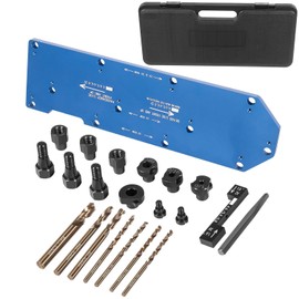 mooncar 71600 Manifold Drill Template Compatible for Ford 4.6L,5.4L,6.8L V10 2V & 3V Triton Engines,Help to Remove Broken Exhaust Manifold Studs