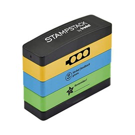 Trodat 3-in-1 Teacher Stamp For Marking Feedback On Children’s Schoolwork,Multi-colour,Small