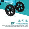 ELENKER Mobility All-Terrain Knee Scooter, Medical Scooter Double Handbrake for