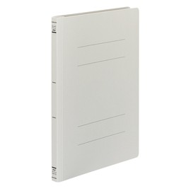 コクヨ フラットファイル PP表紙 樹脂製とじ具 2穴 A4 150枚収容 グレー フ-H10M