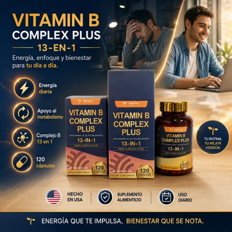 Vitamina B Complex 13 En 1 Nutricion Y Bienestar Uso