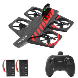 Holyton HT40 2 IN 1 Drone 3D Flips Headless Mode RC Quadcopter Airplane Kid Gift